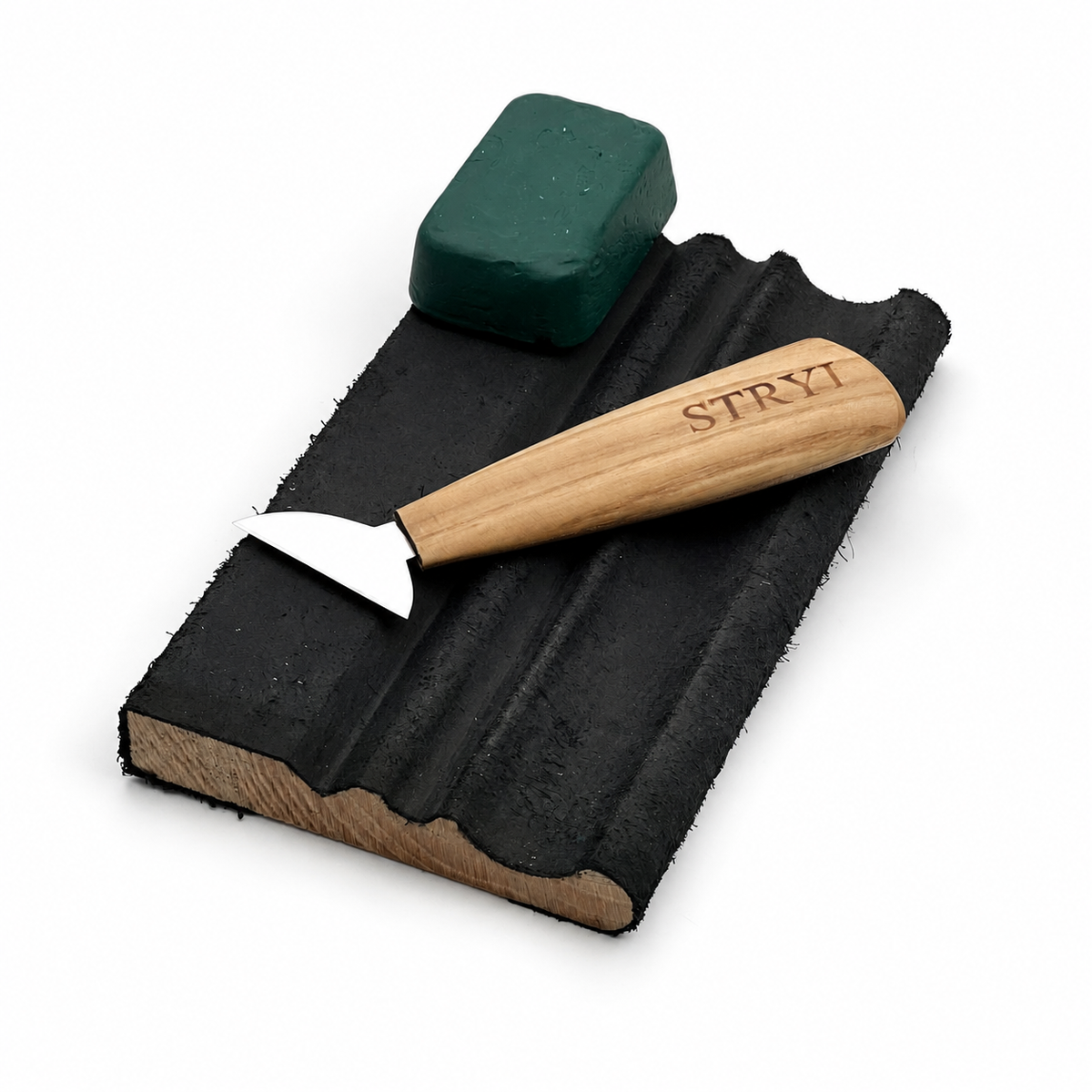 Chip Carving Knife, 50mm Blade, Carving Knife STRYI Profi — for Chip Carving Tools