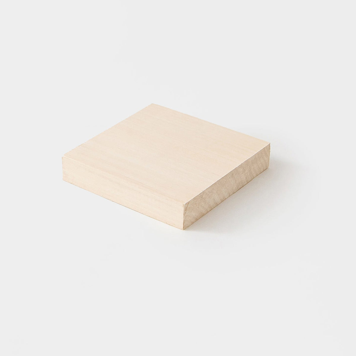 Training basswood board 10*10*2cm for carving, decoration, scrapbooking