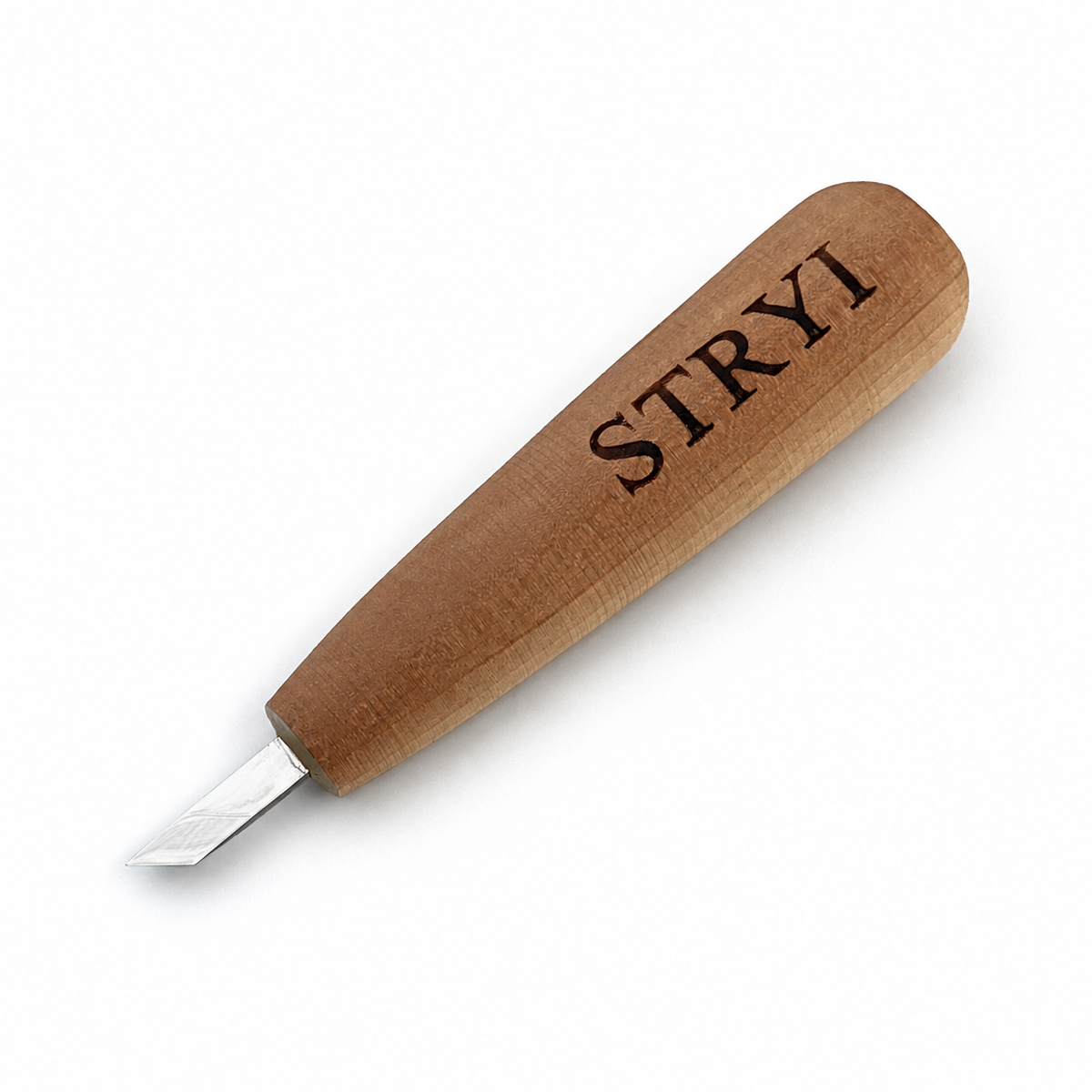 Wood Carving Knife, 6mm Blade, Short Skewed Detailing Knife STRYI — for Carving Tiny