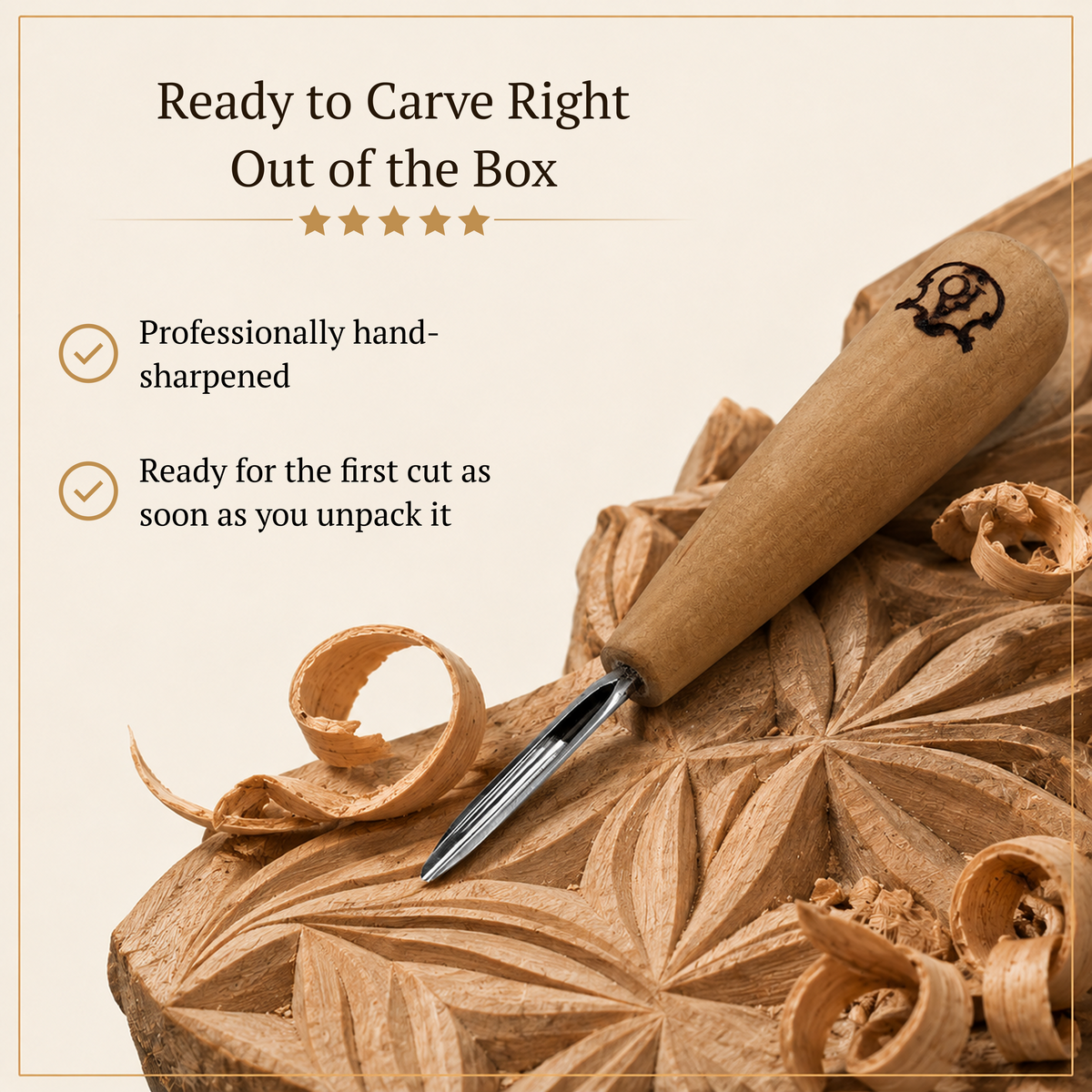 Whittling Kit, Tiny-Sized Chisels, STRYI Profi — for Carving Figurines