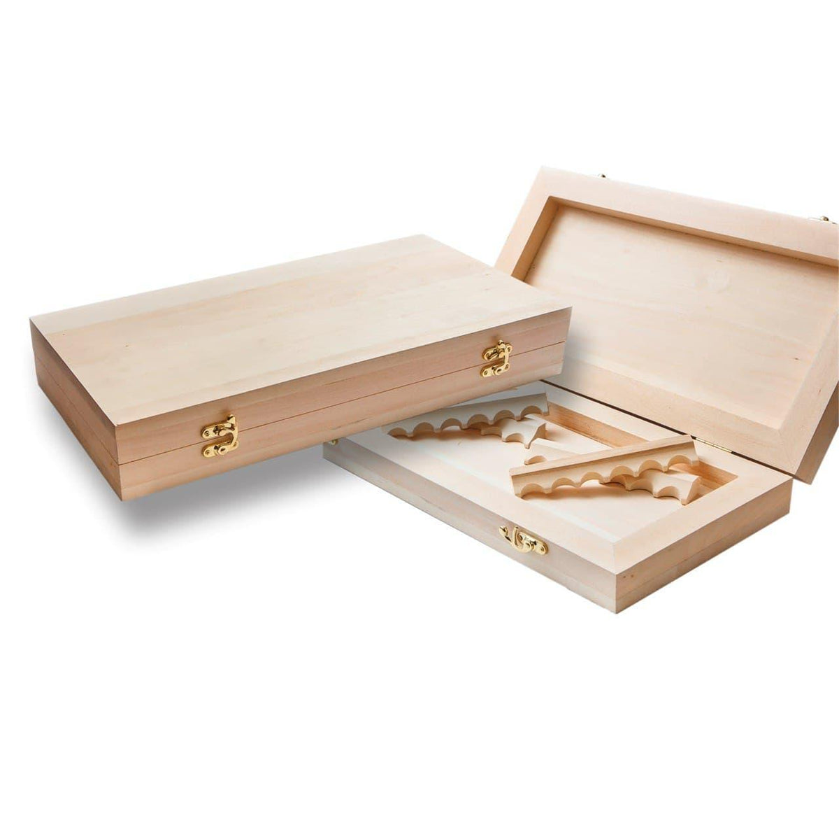 Wooden Blank for Woodcarving | Basswood Box for Chess &Backgammon | Carving & Storage Case