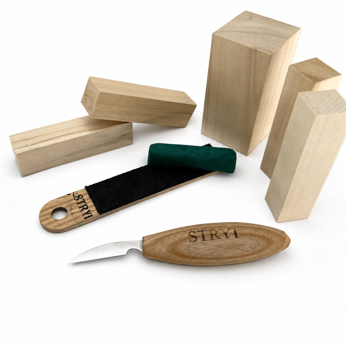 Chip and detailing carving knife 38mm STRYI Profi, Carving knives, Knife for woodcarving