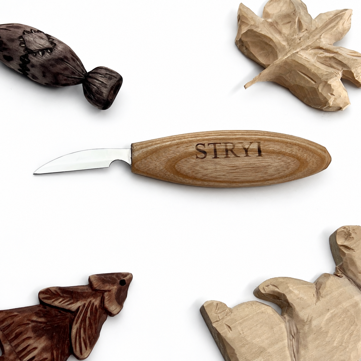Chip and detailing carving knife 38mm STRYI Profi, Carving knives, Knife for woodcarving