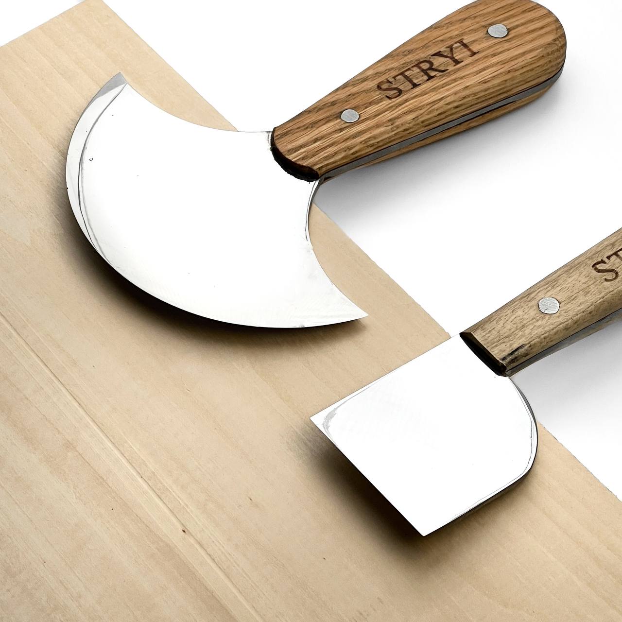 Premium Leather Craft Knife Set – 2-Piece Skiving & Cutting Tool Set with Gift Box