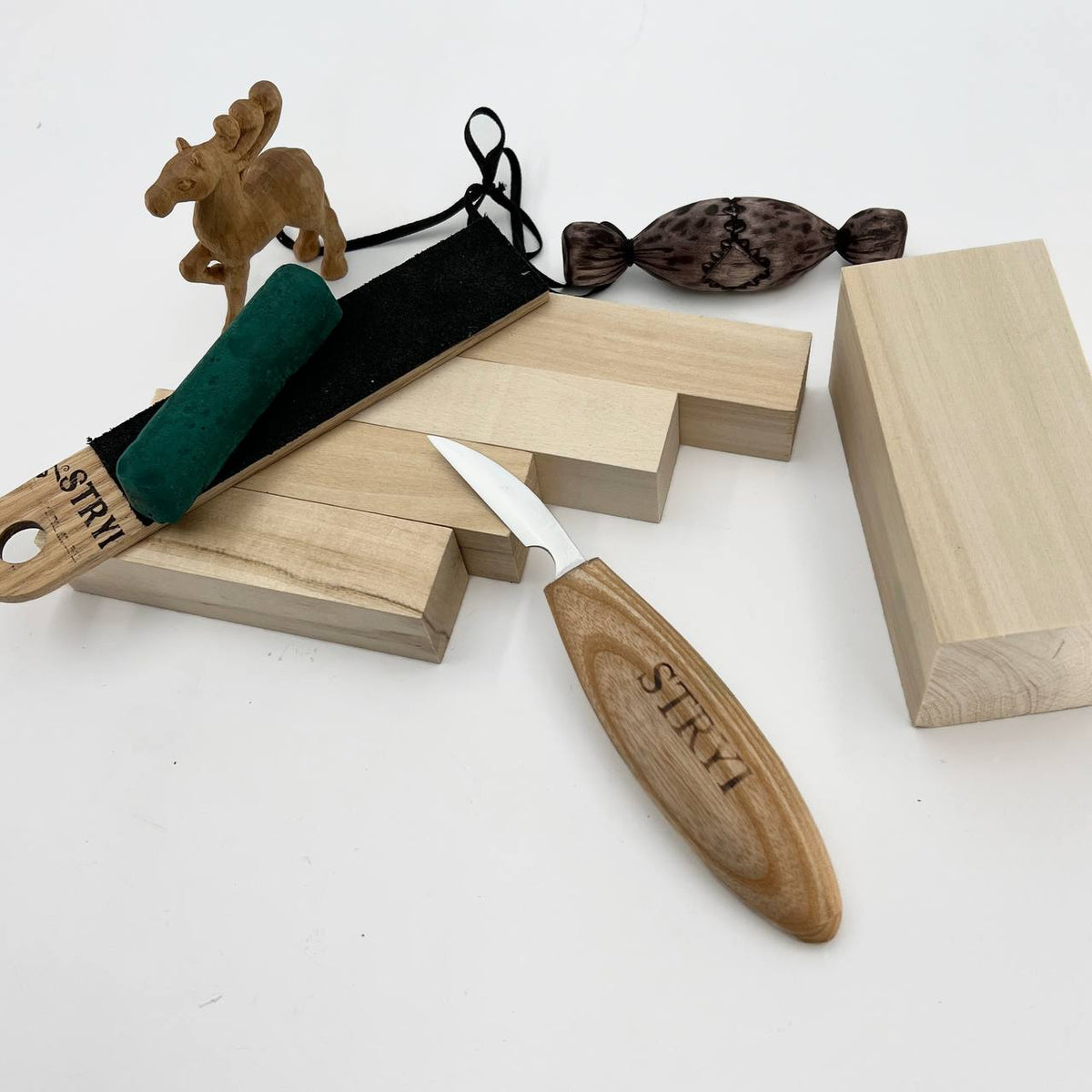 Chip and detailing carving knife 38mm STRYI Profi, Carving knives, Knife for woodcarving