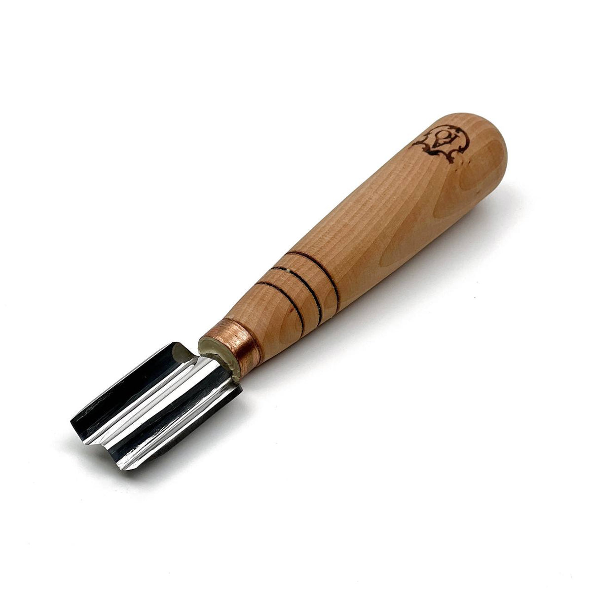90° W-Shaped Double V-parting Chisel for 3D Chip Carving