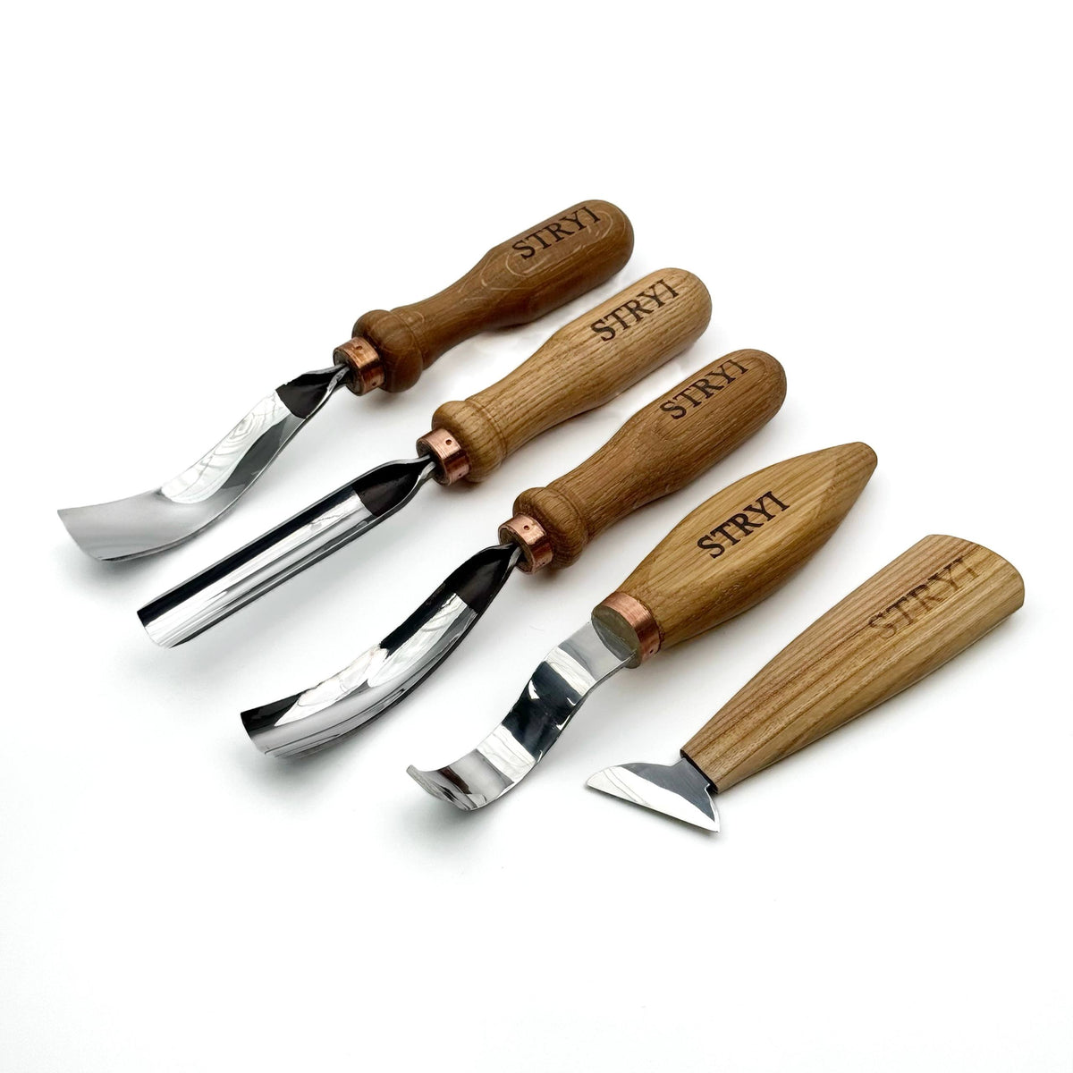 5-Piece Wood Carving Chisel Set | Universal Relief & Deep Carving Tools