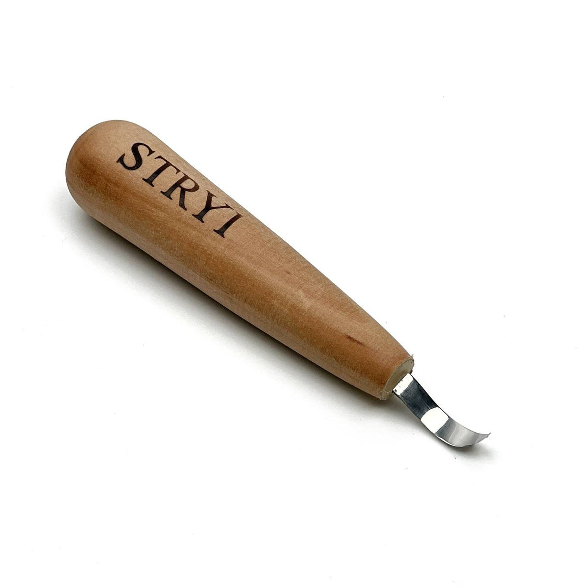 Spoon Carving Knife, Mini, STRYI Profi — for Detailed Figurine and Bowl Carving