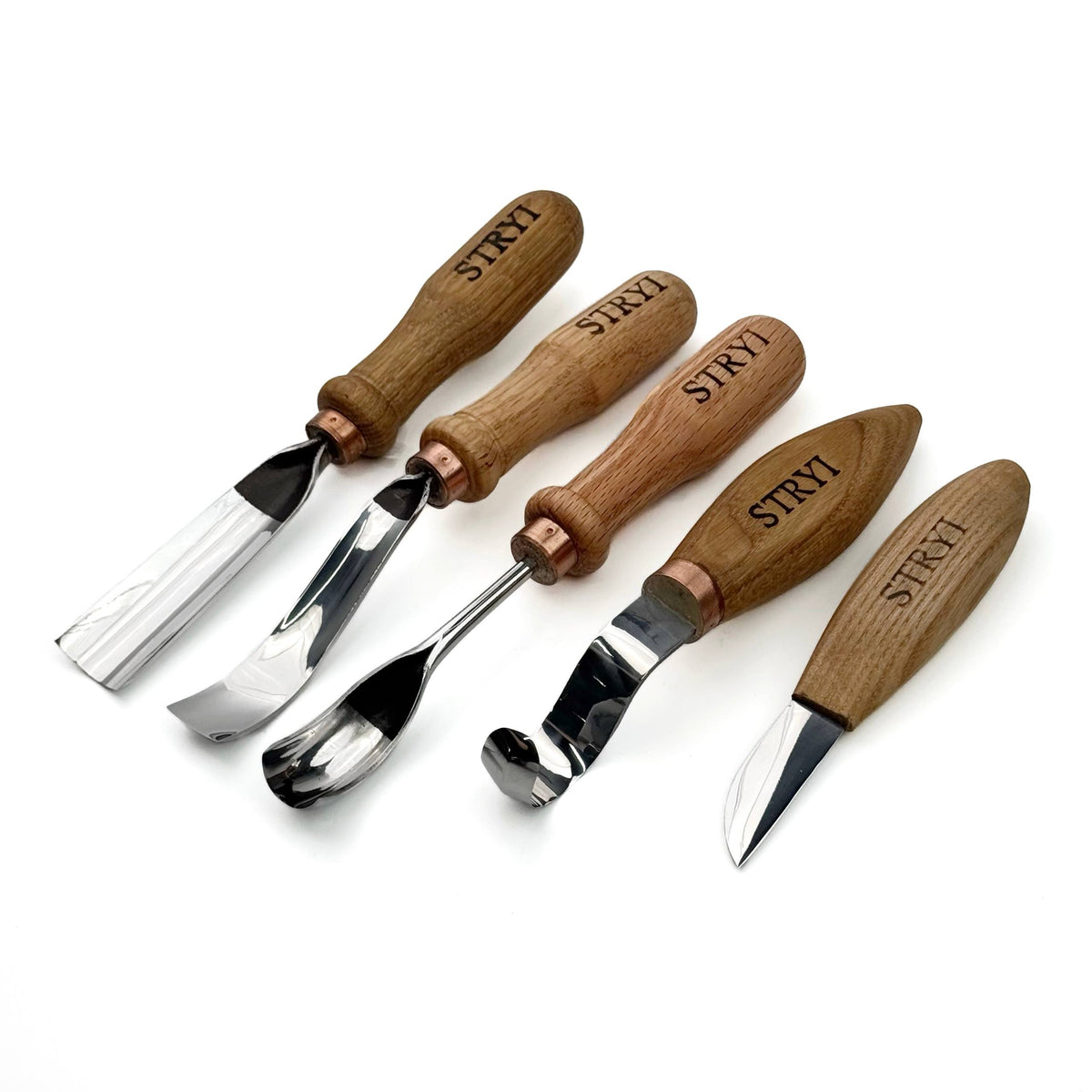 Spoon and kuksa carving kit, Bowl carving set, Stryi carving toolkit