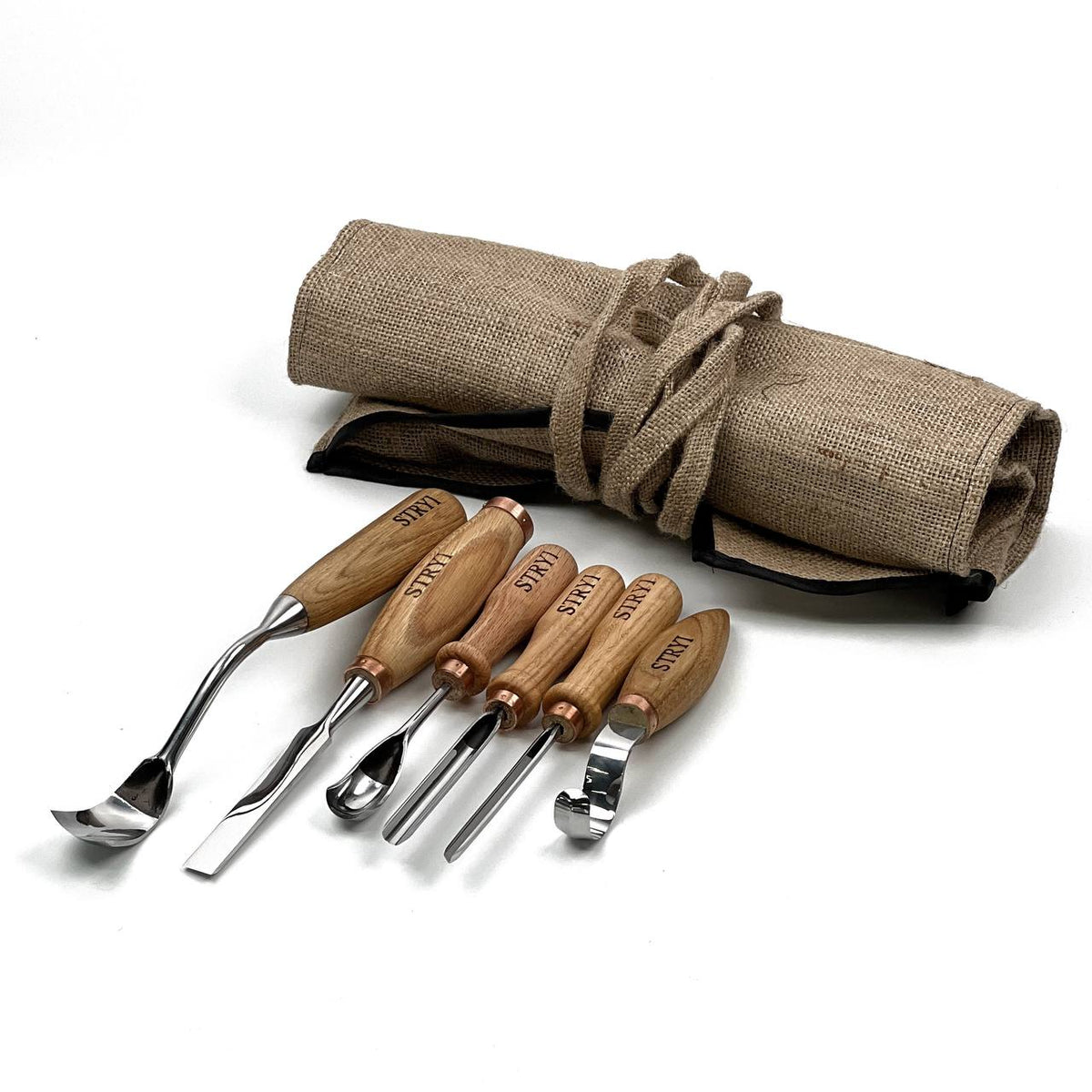 Completed toolset STRYI Profi for spoon and kuksa , Forged tools