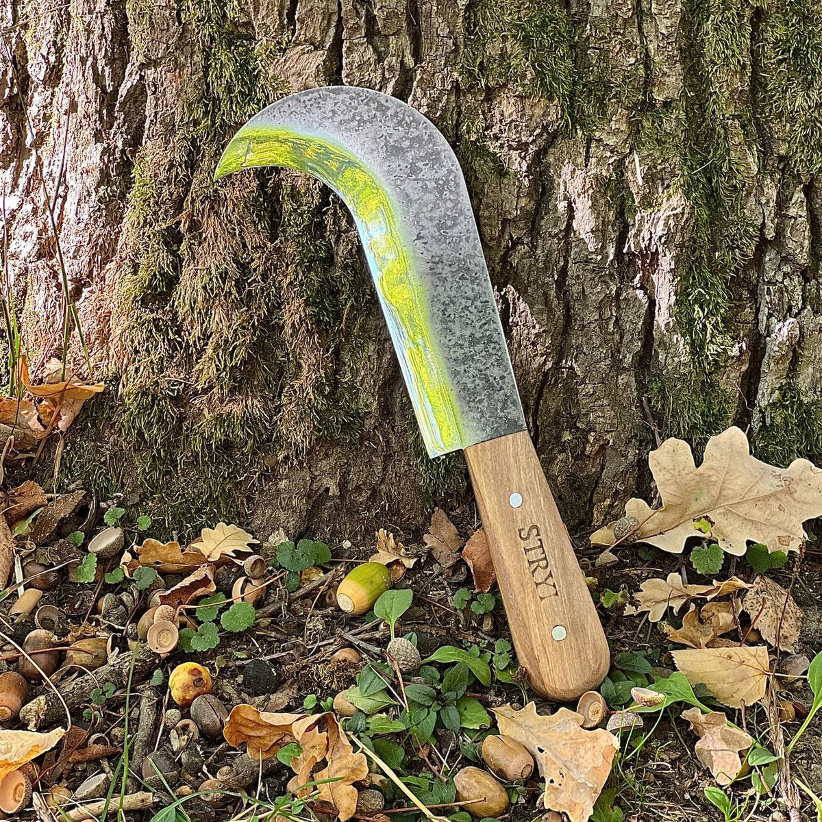 Sickle Machete 4.1" (105mm) STRYI Profi for Greenwood Work