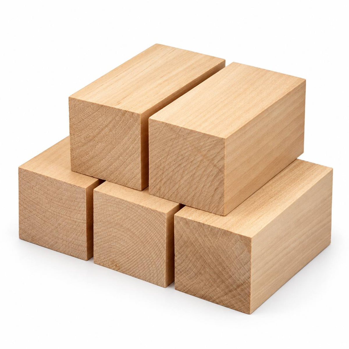 STRYI Basswood Wood Carving Blanks Set – 5 Pcs Whittling Blocks Kit for Beginners & Pros