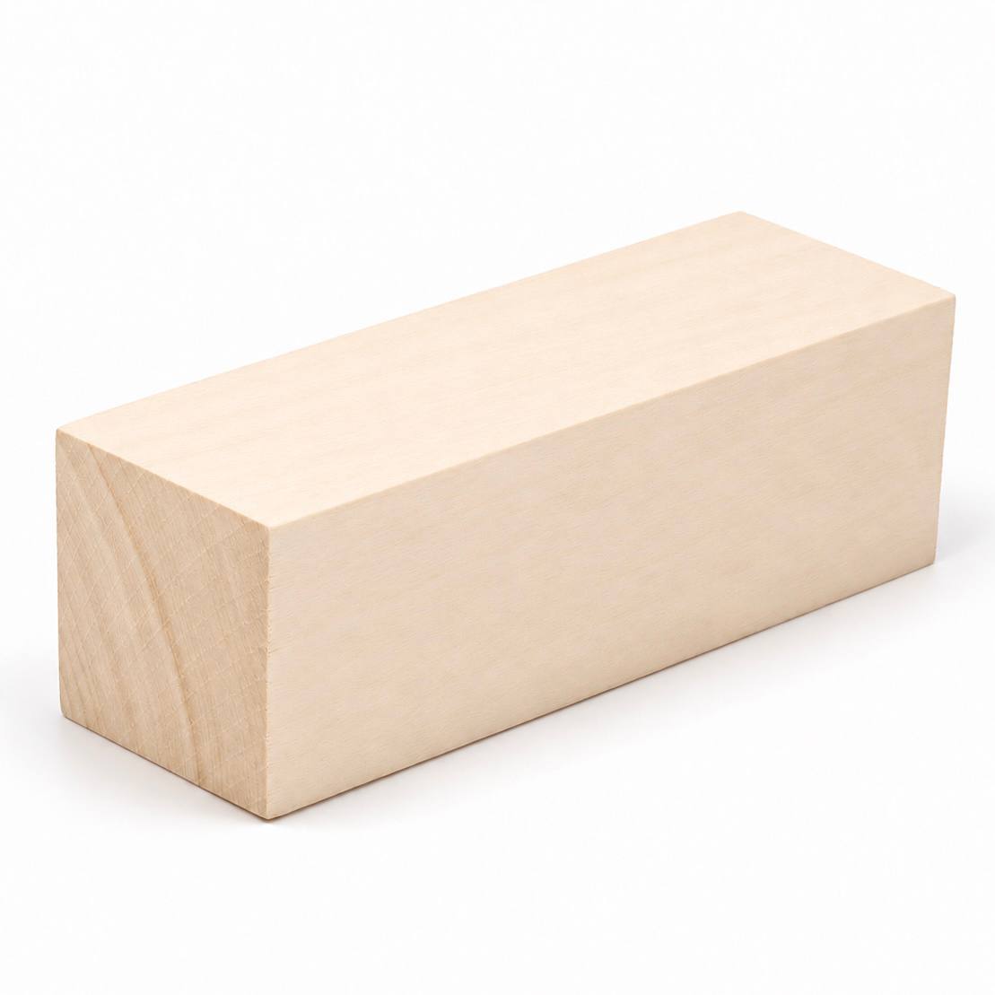 STRYI Premium Basswood Carving Block – Large 6" x 2" x 2" Wood Whittling Blank for 3D Carving