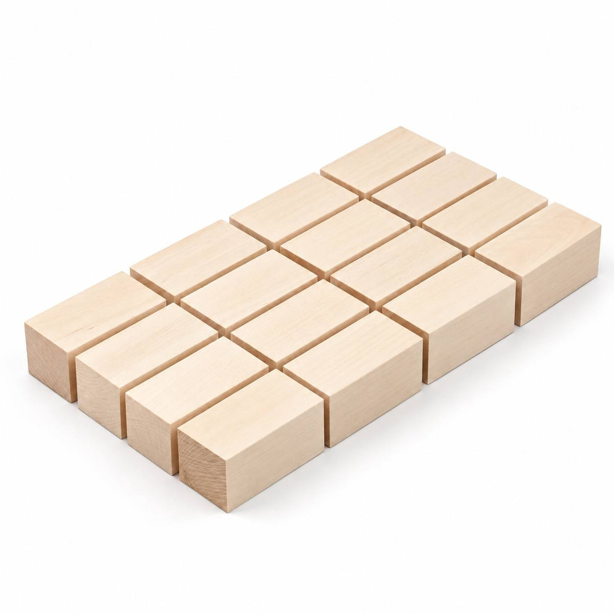 Large Basswood Carving Blocks Set, 5×5×10 cm (2 x 2 x 4 in),