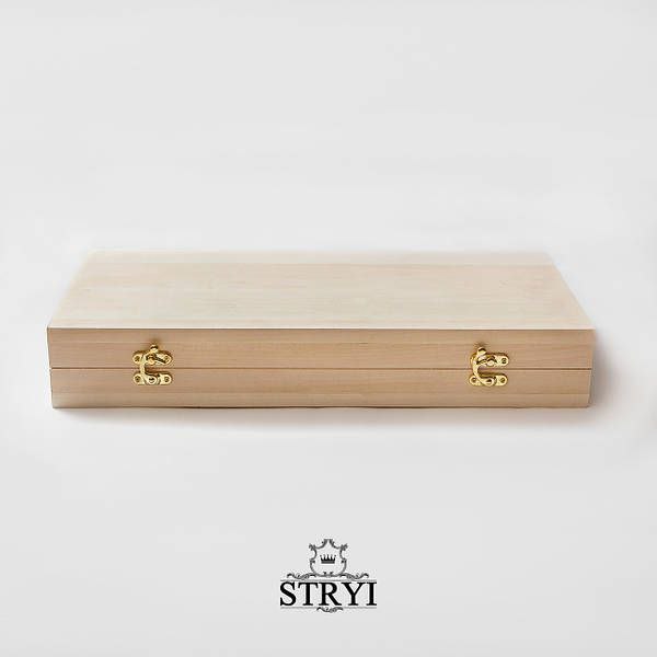 Wooden Blank for Woodcarving | Basswood Box for Chess &Backgammon | Carving & Storage Case