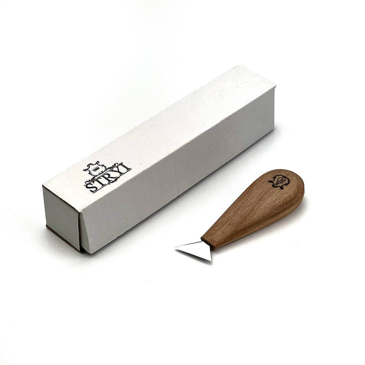 Chip Carving Knife 1.2" (30mm) STRYI AY for Geometric Patterns