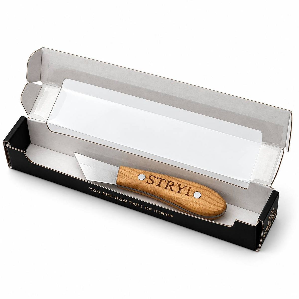 Figured carving knife for woodcarving 40mm STRYI Profi, Whittling knives, Sloyd knives, Knife for wooden jewelry
