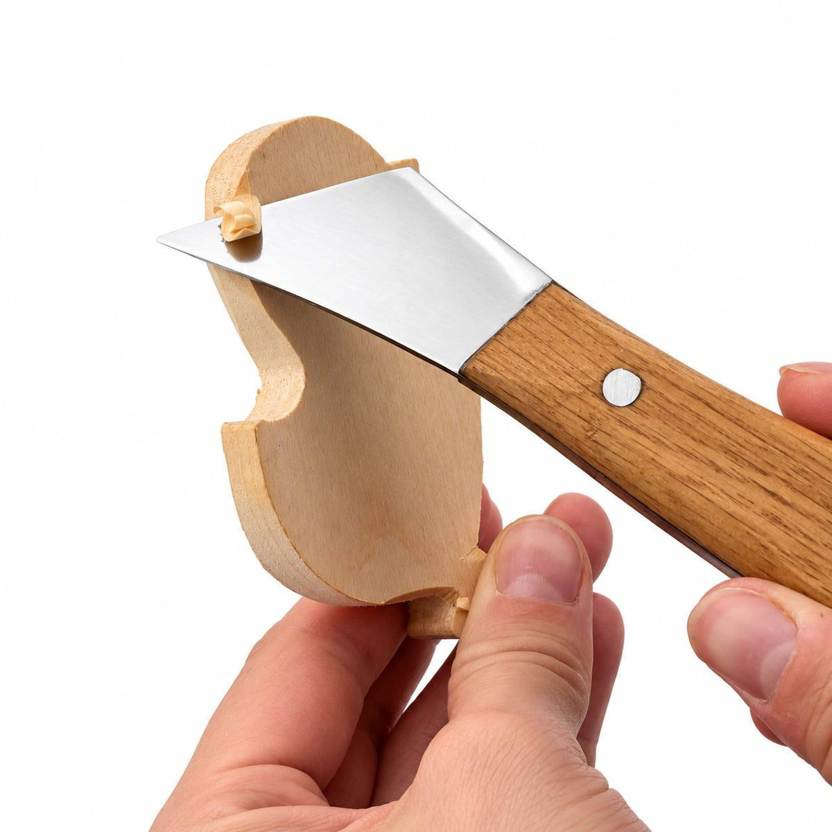 Figured carving knife for woodcarving 40mm STRYI Profi, Whittling knives, Sloyd knives, Knife for wooden jewelry