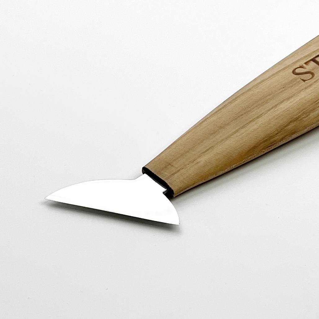 Chip Carving Knife, 50mm Blade, Carving Knife STRYI Profi — for Chip Carving Tools