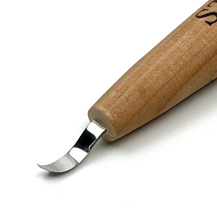 Spoon Carving Knife, Mini, STRYI Profi — for Detailed Figurine and Bowl Carving