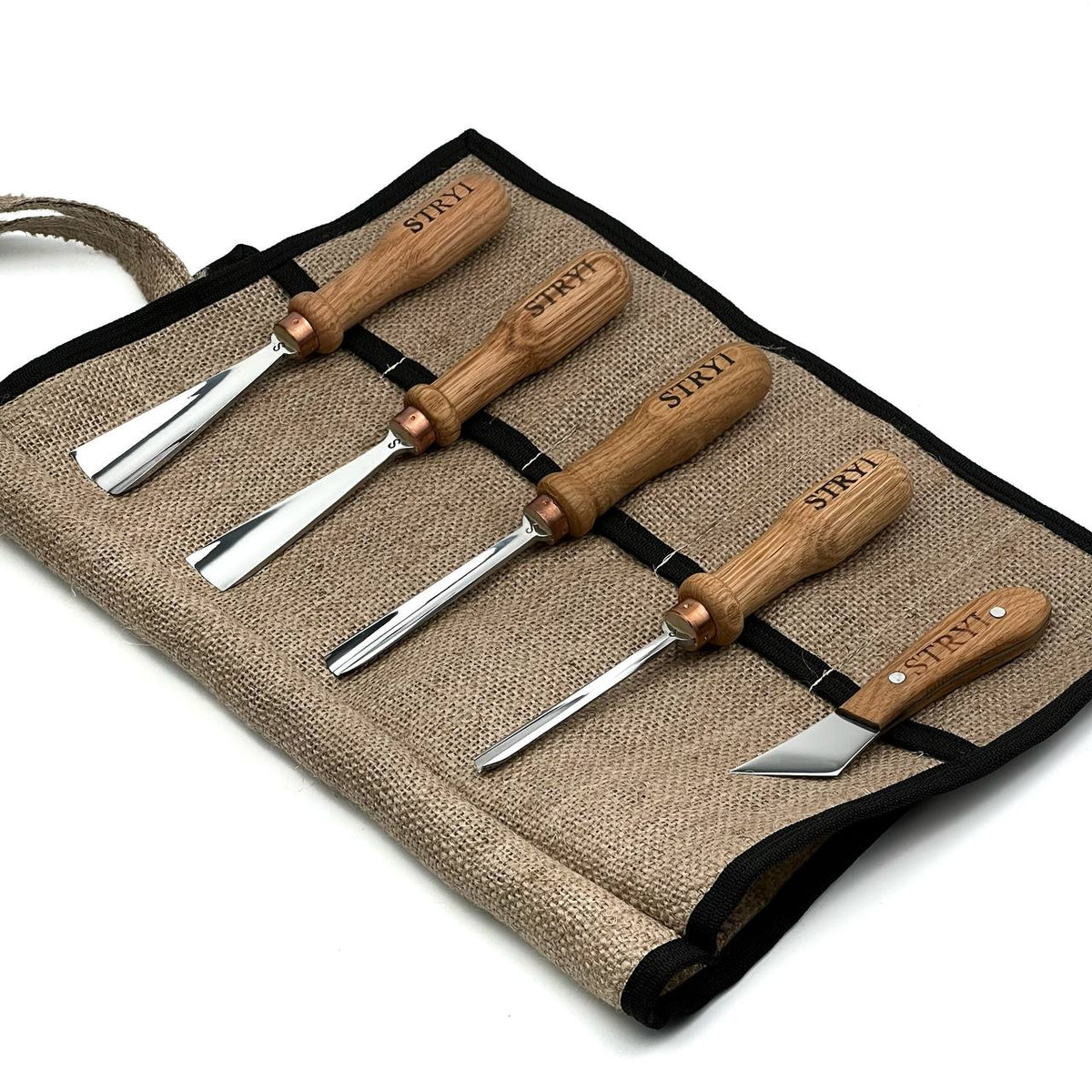 Relief Carving Tool Set, 5-Piece STRYI Profi Kit for Fine Ornament
