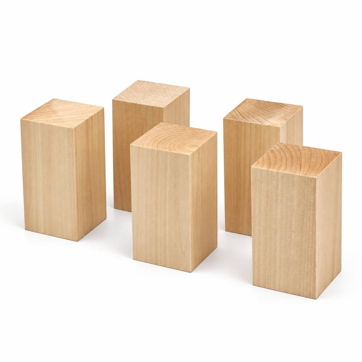 STRYI Basswood Wood Carving Blanks Set – 5 Pcs Whittling Blocks Kit for Beginners & Pros