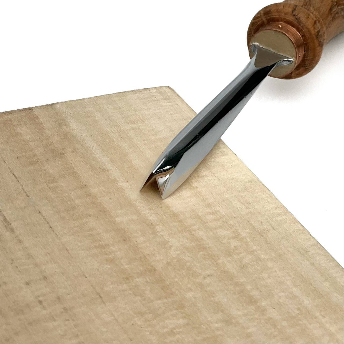 V Gouge 45° STRYI Profi Hand Forged for Detail Wood Carving