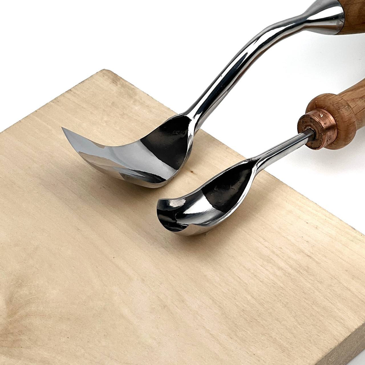 Spoon Carving Kit, 2-Piece, STRYI Profi — for Bowl and Kuksa Carving
