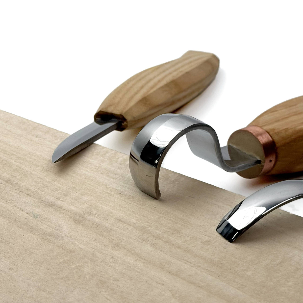 Bowl carving Set: 3-Piece STRYI Profi Spoon & Kuksa Carving Set