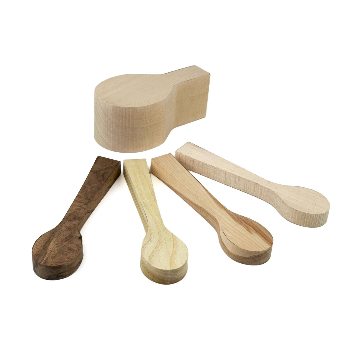 Spoon Blanks and Kuksa Blank Set, Basswood blank supplies
