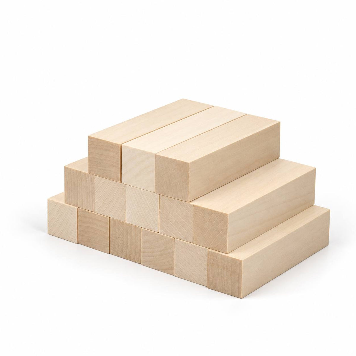 Basswood Carving Blocks Set, 2.5×2.5×10 cm (1 x 1 x 4 in)