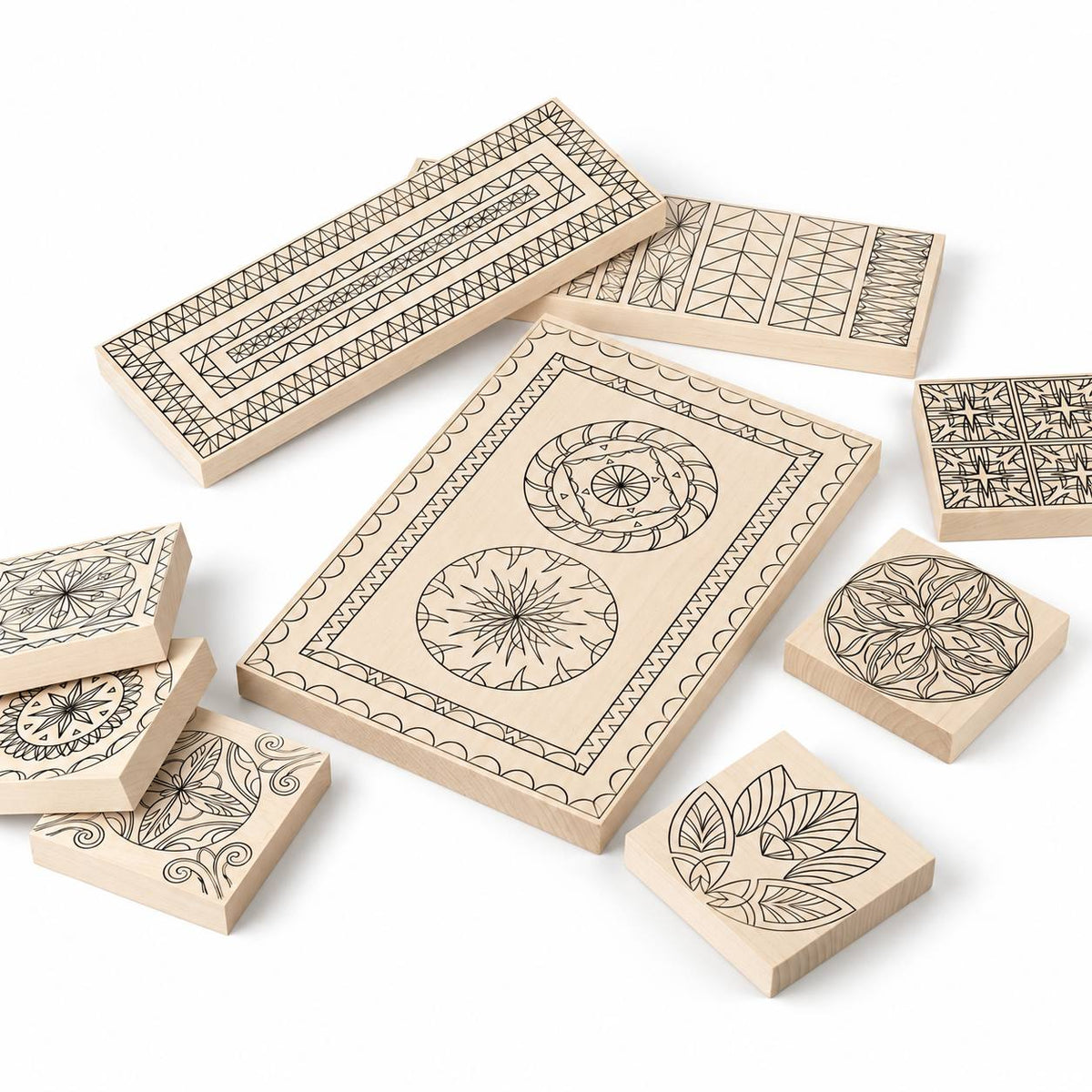 Pattern-Guided Mastery: The 9-Piece STRYI Premium Basswood Practice Set
