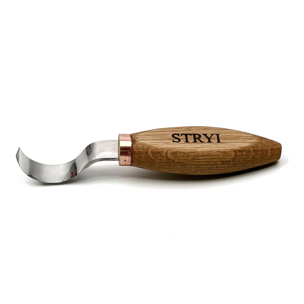 Spoon Bowl Kuksa carving hook knife 50mm STRYI Profi, Hook knife, Spoon knife, Carving plate s