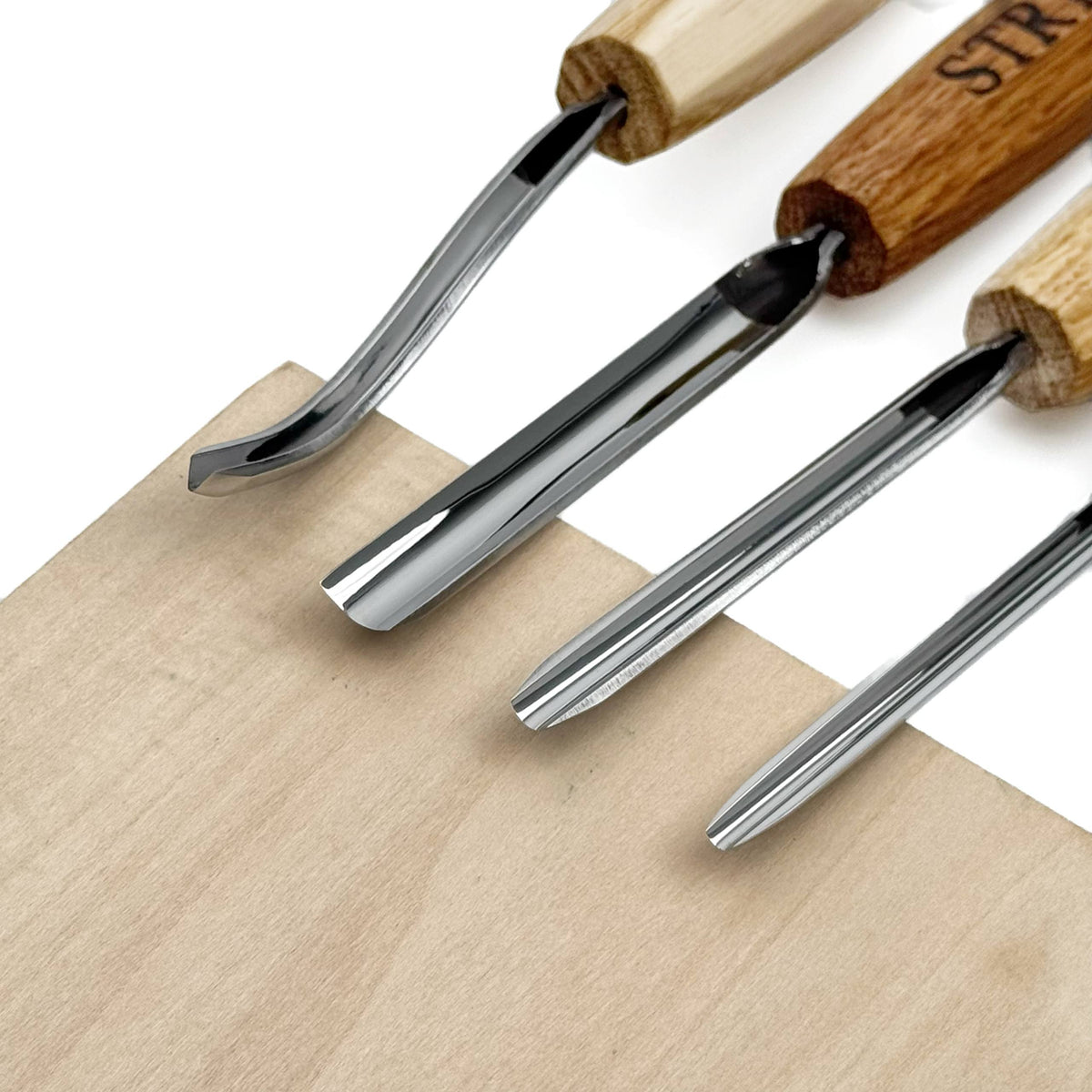 4-Piece Compact & Lightweight Wood Carving Set for Beginners