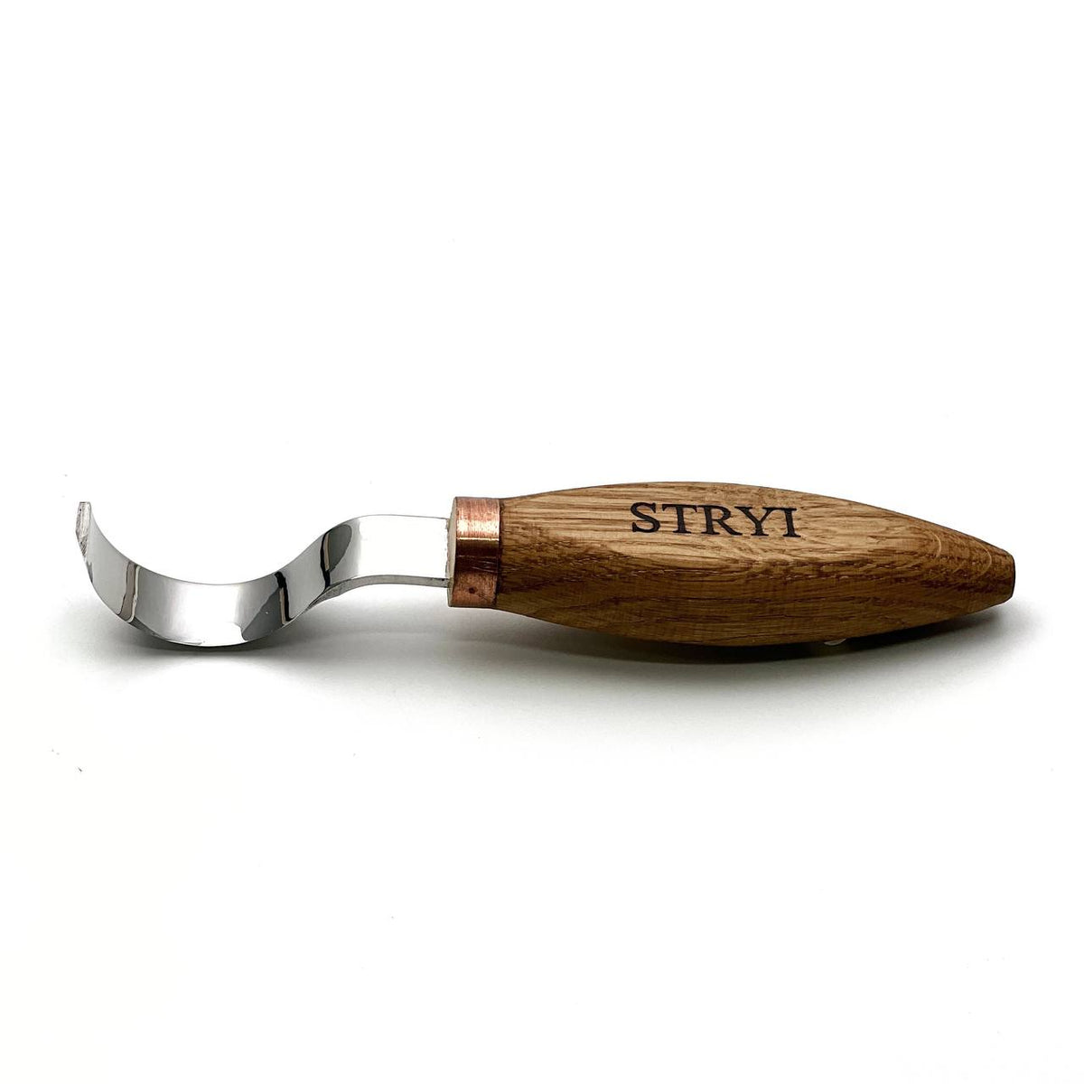 Spoon Bowl Kuksa carving hook knife 50mm STRYI Profi, Hook knife, Spoon knife, Carving plates