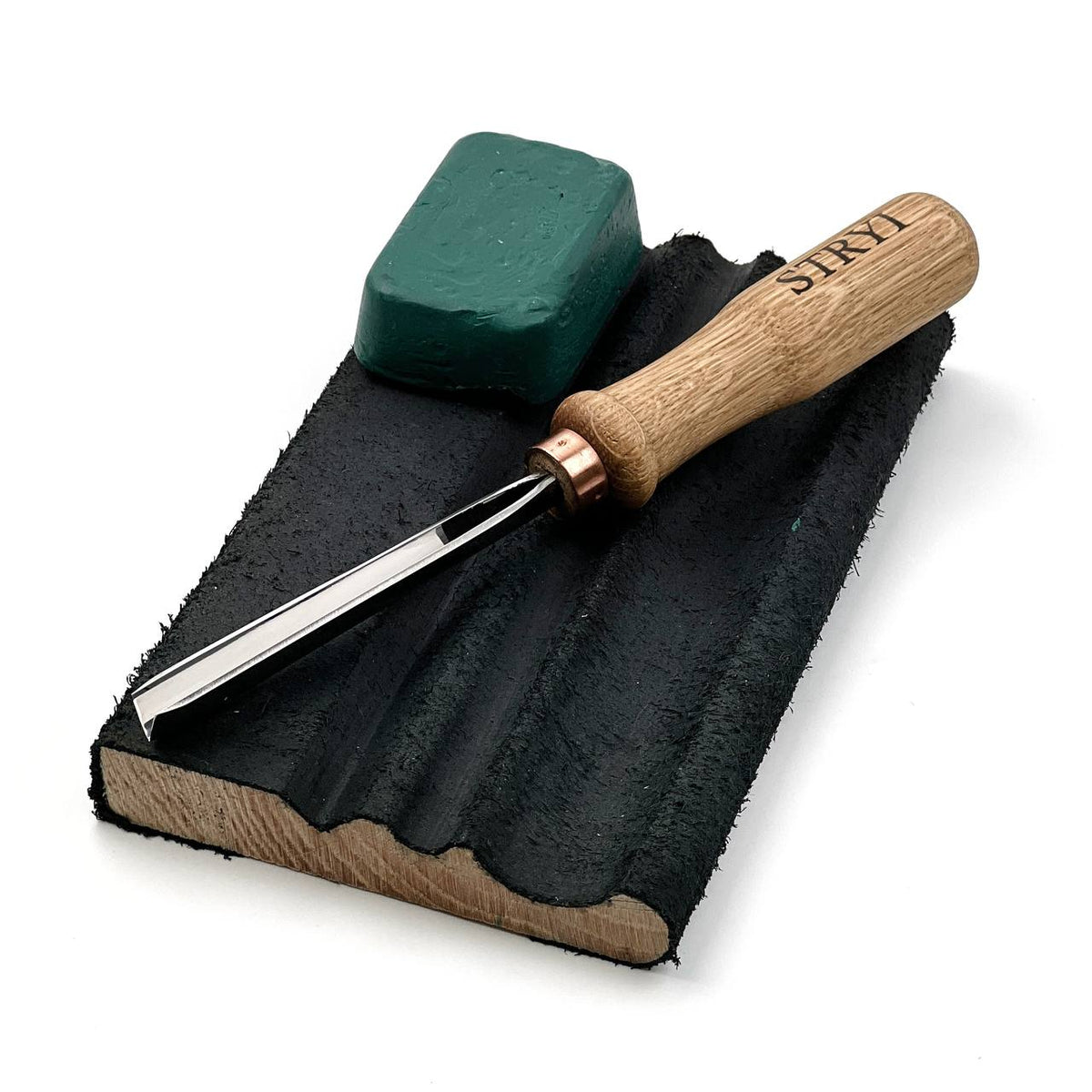 V-Parting Tool 45° STRYI Profi for Chip and Relief Carving