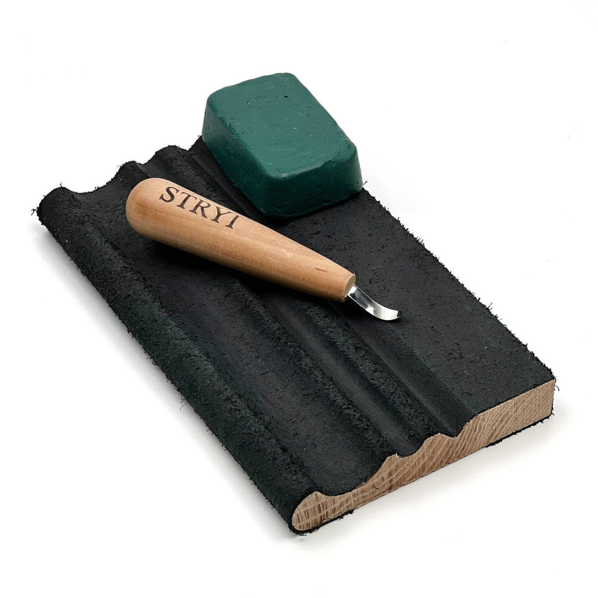 Spoon Carving Knife, Mini, STRYI Profi — for Detailed Figurine and Bowl Carving