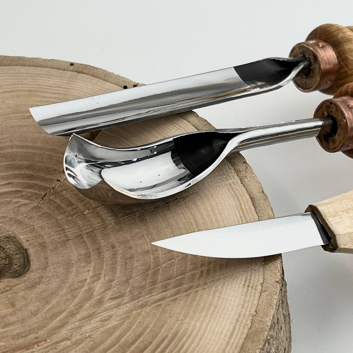Spoon Carving Kit, 3-Piece, STRYI Profi — for Spoons and Kuksas