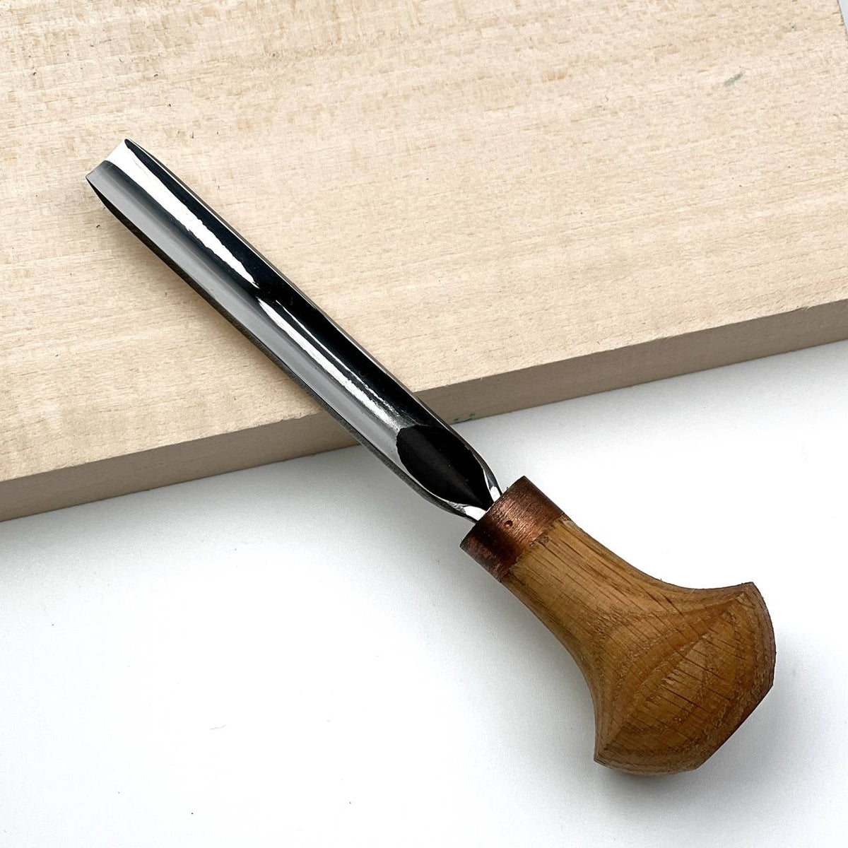 Palm Gouges, Sweep #7, STRYI Profi — for Linocut and Micro Detail Carving