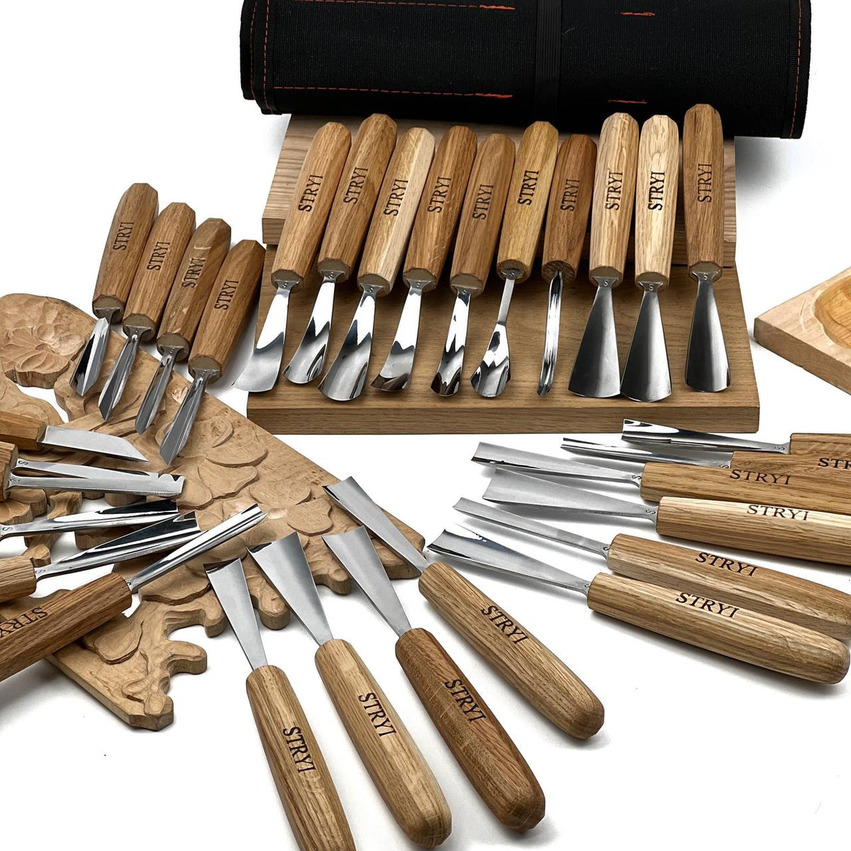 Relief Carving Tool Set, 31-Piece STRYI Profi Master Set