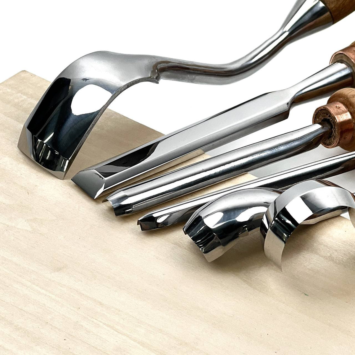 Completed toolset STRYI Profi for spoon and kuksa , Forged tools