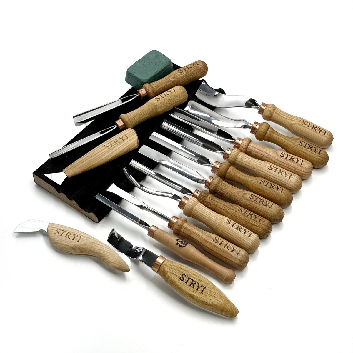 15-Piece Wood Carving Chisel Set | Versatile Carving Set