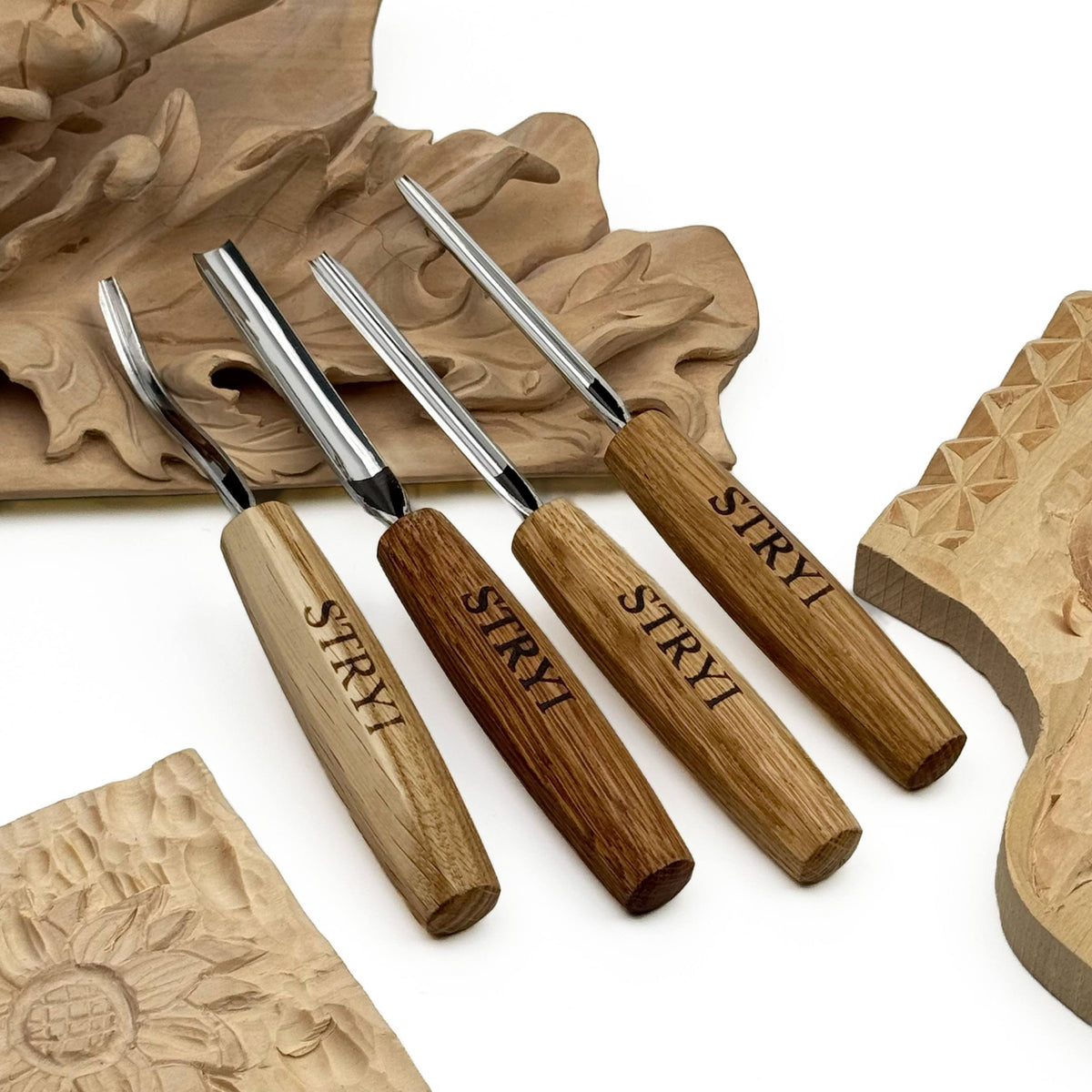 4-Piece Compact & Lightweight Wood Carving Set for Beginners