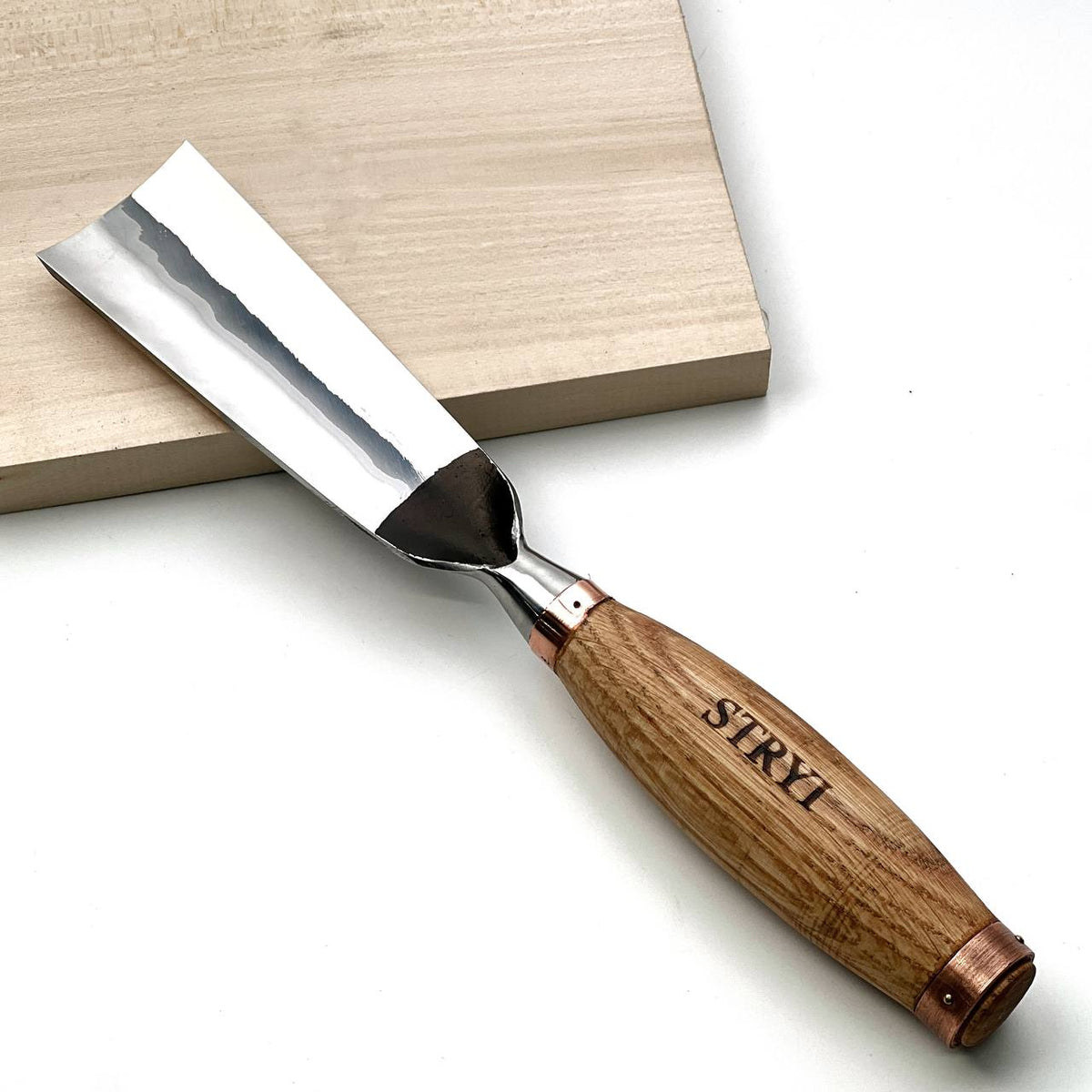 Heavy Duty Gouge, Sweep #5, Hand Forged STRYI Profi — for Sculpting, Furniture Making