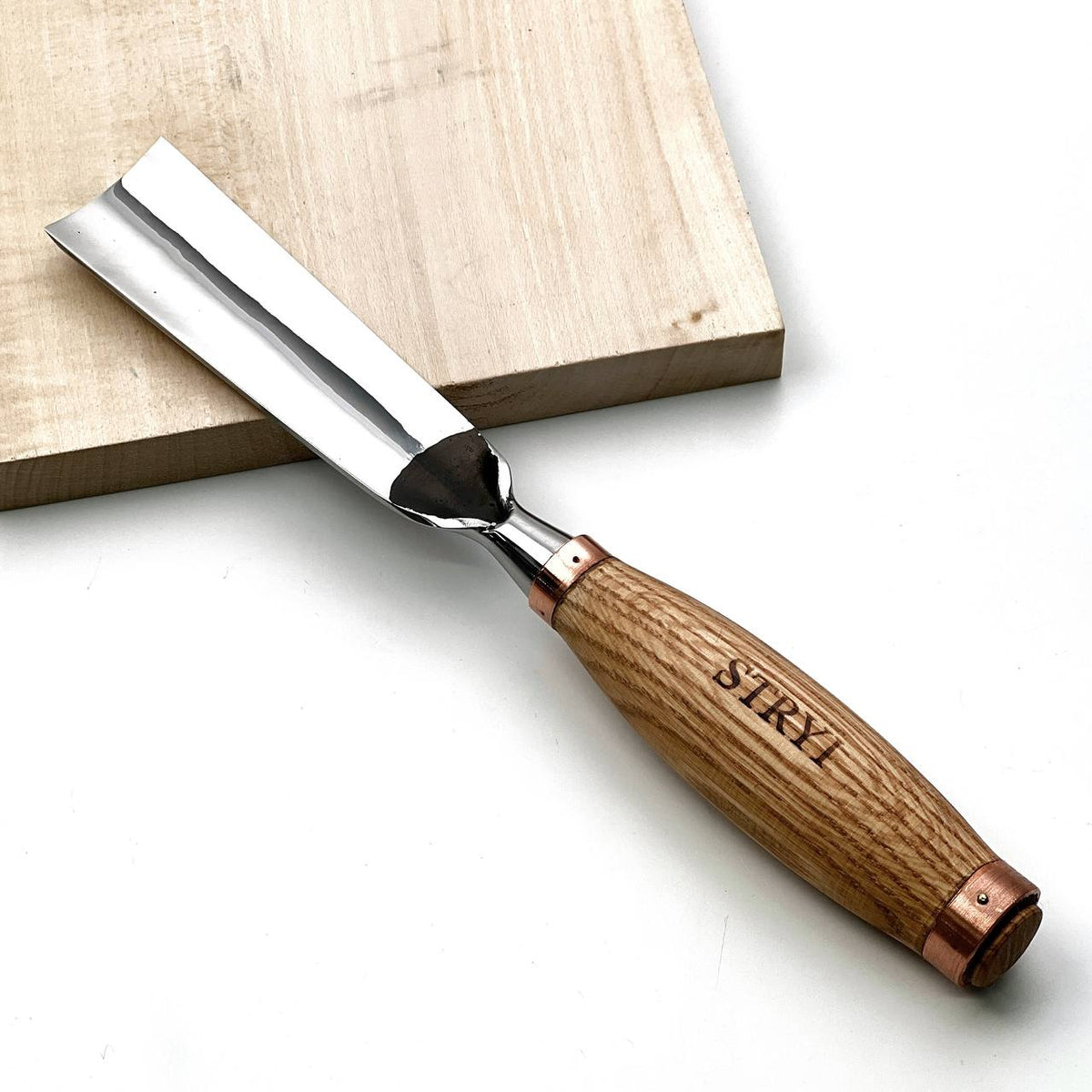 Heavy Duty Gouge, Sweep #5, Hand Forged STRYI Profi — for Sculpting, Furniture Making