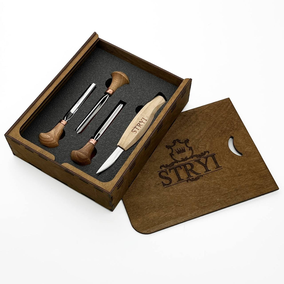 Whittling Kit, 4-Piece, STRYI — for Carving Figures