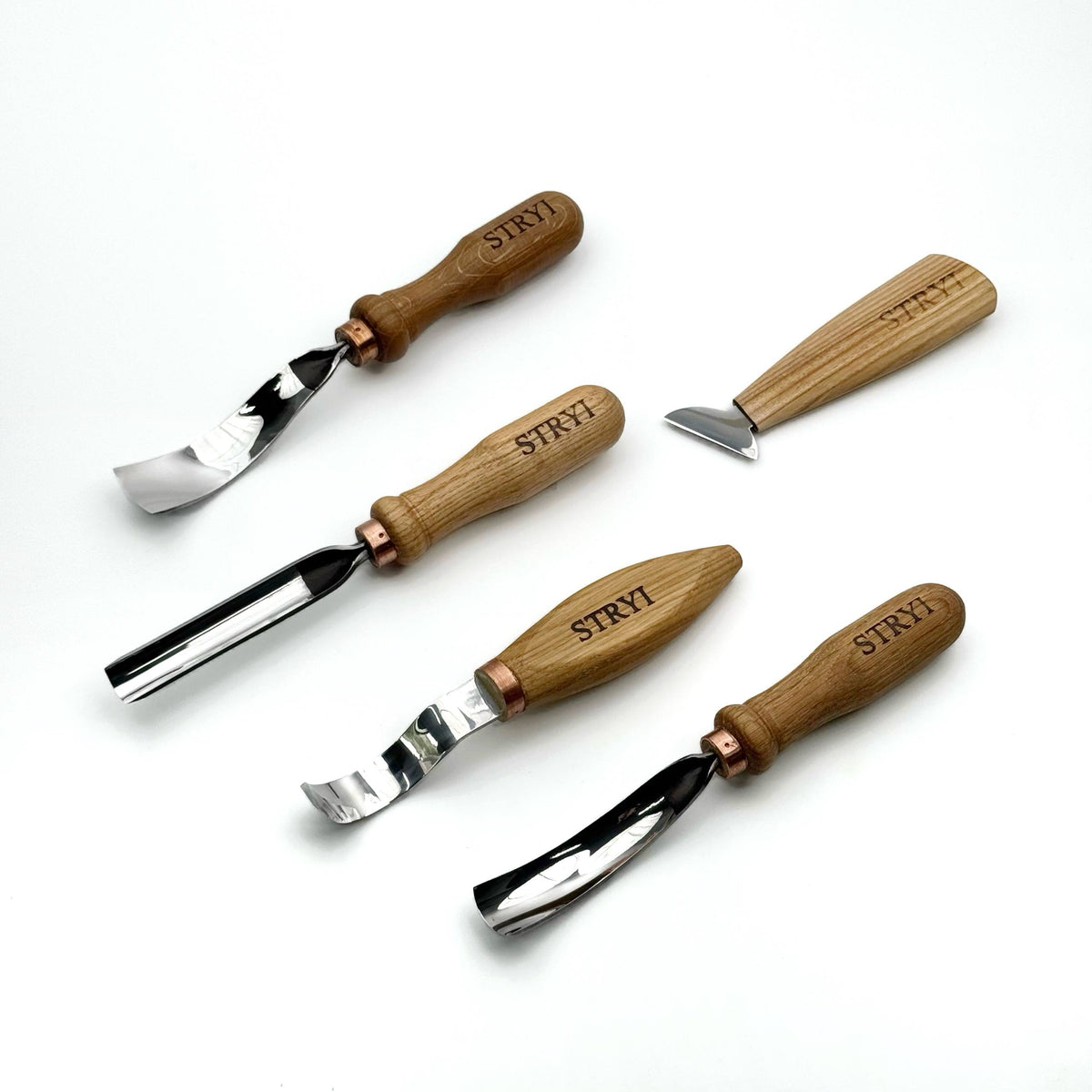 5-Piece Wood Carving Chisel Set | Universal Relief & Deep Carving Tools