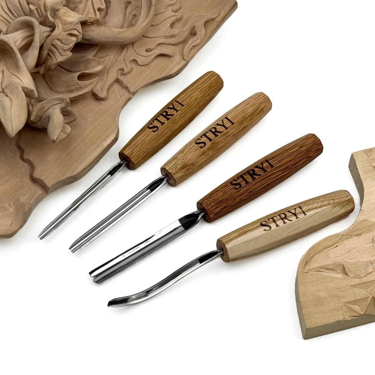 4-Piece Compact & Lightweight Wood Carving Set for Beginners