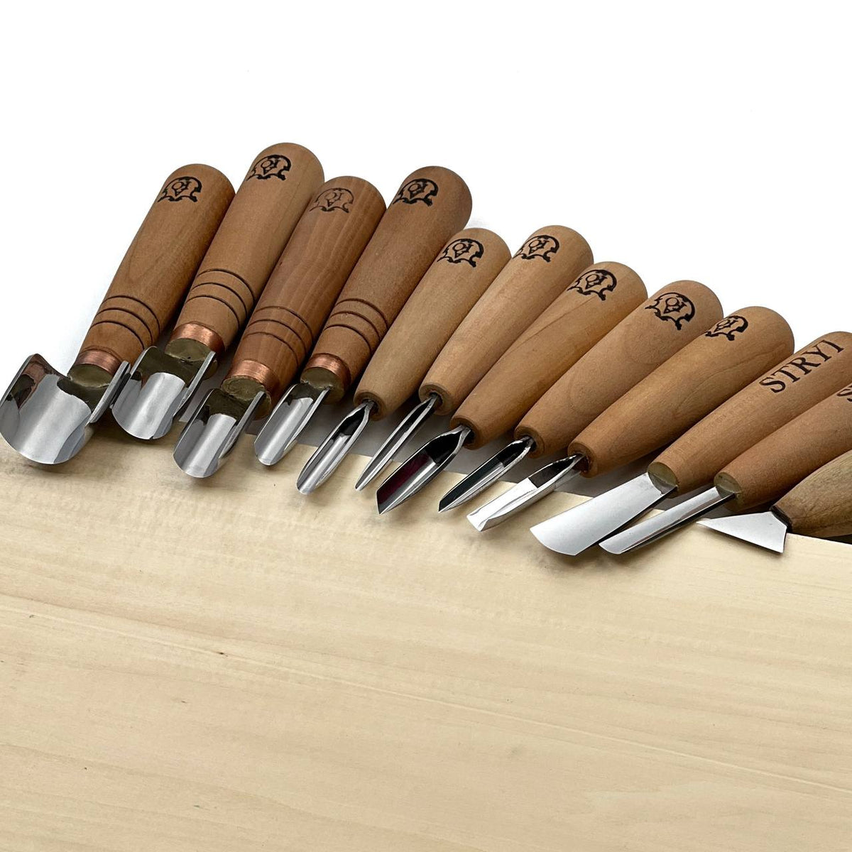 Basic set for woodcarving, Chip carving kit, Profi, Chip carving tools, Chip carving knives