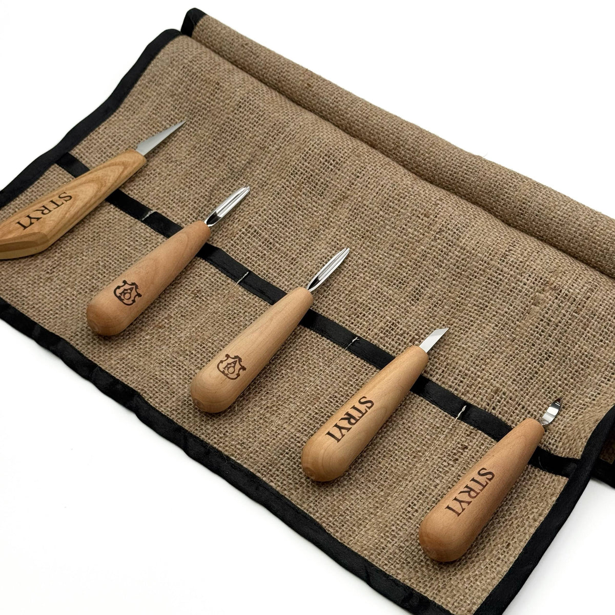 Whittling Kit, Tiny-Sized Chisels, STRYI Profi — for Carving Figurines